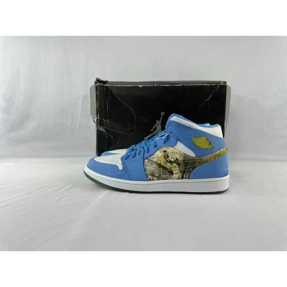 Nike Air Jordan 1 Retro Alpha 'White University Blue' 2007 316269-142 Size 12